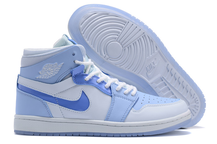 Women's Running Weapon Air Jordan 1 Blue/White Shoes 0239 Women's Running Weapon Air Jordan 1 Blue/White Shoes 0239